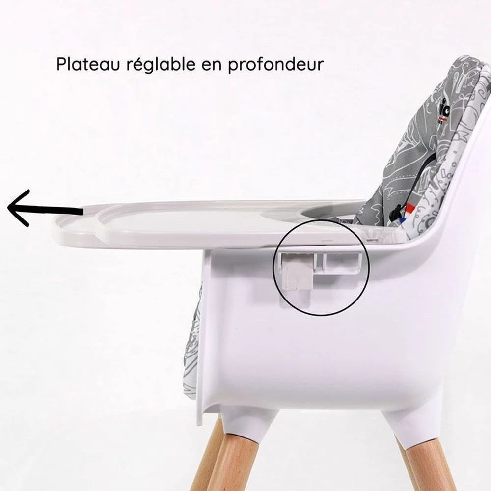 Chaise Haute évolutive Paulette 101 Dalmatiens – Image 4