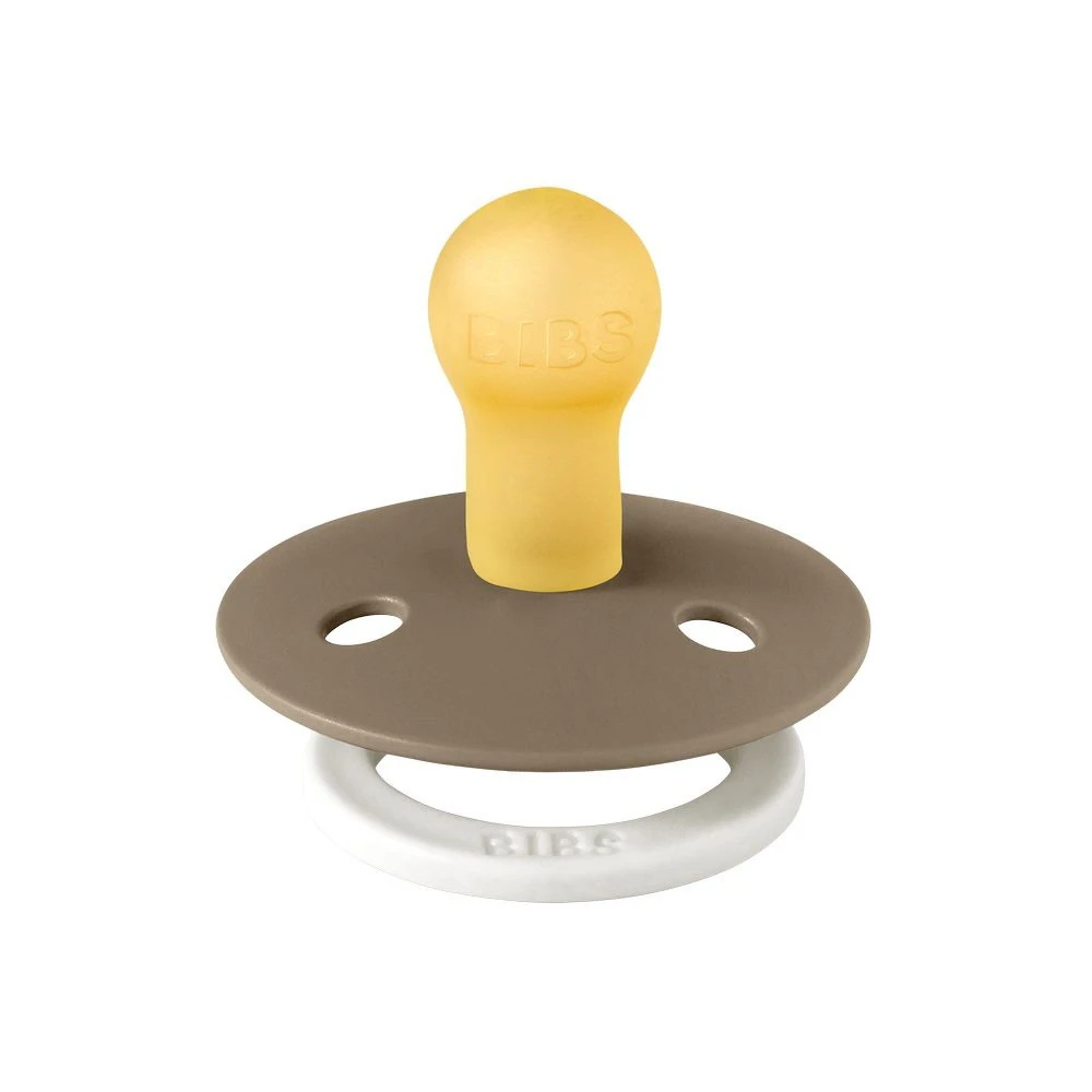 BIBS Pack De 2 Sucettes Colour Caoutchouc 0-6 Mois Vanilla Et Dark Oak – Image 3