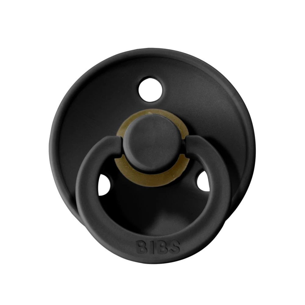 BIBS Pack De 2 Sucettes Colour Caoutchouc 0-6 Mois Black Et White – Image 2