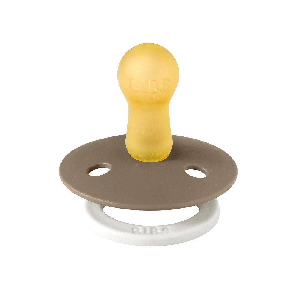 BIBS Pack De 2 Sucettes Colour Caoutchouc 6 Mois+ Vanilla Et Dark Oak – Image 3