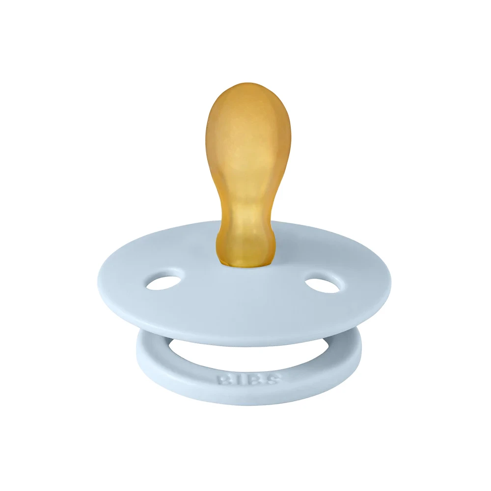 BIBS Pack De 2 Sucettes Colour Caoutchouc Symétrique 0-6 Mois Baby Blue Et Petrol – Image 5