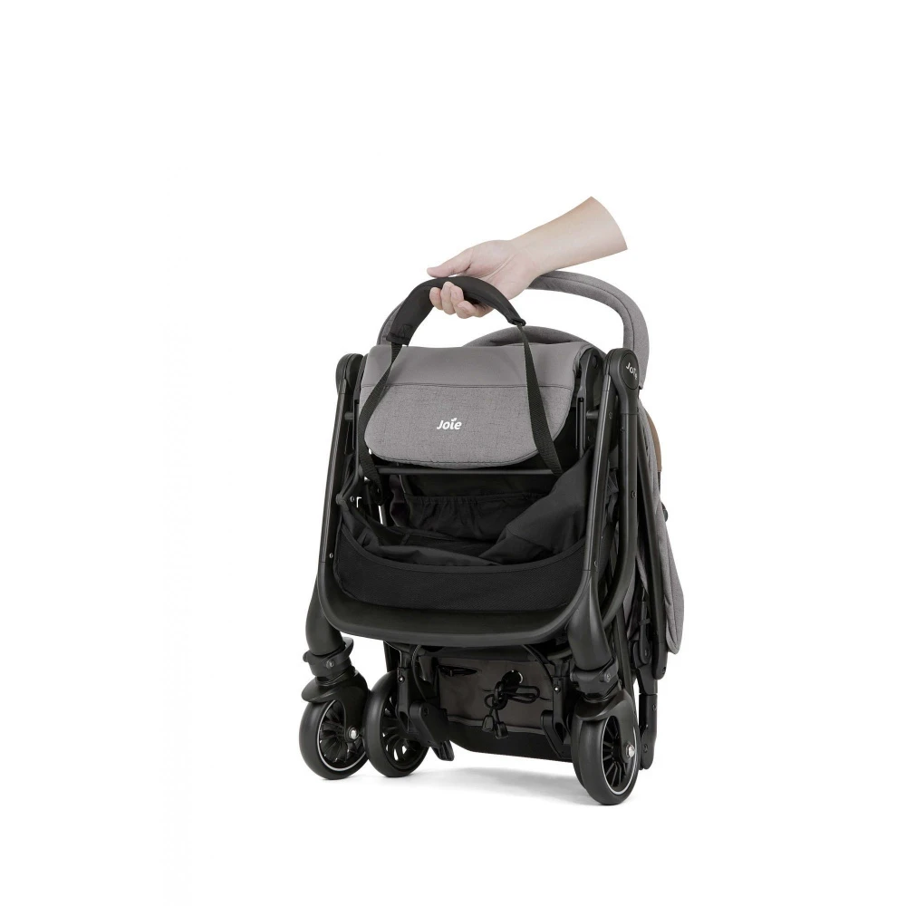 Joie Pack Trio Poussette Tourist Pebble + Siège Auto I-level Recline Signature Carbon + Nacelle Ramble Signature Carbon – Image 7