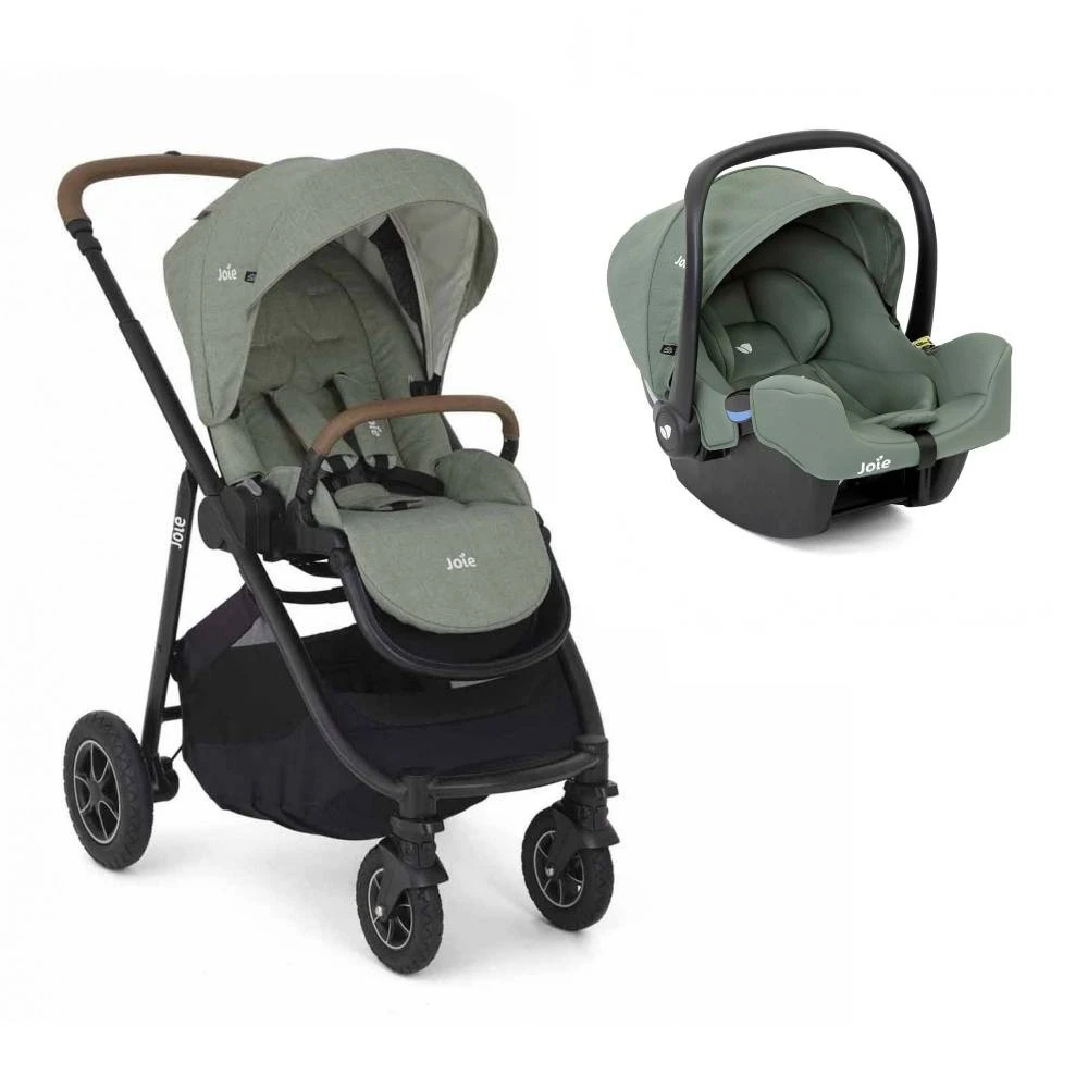 Joie Pack Duo Poussette Versatrax Laurel + Siège Auto I-snug 2 Laurel