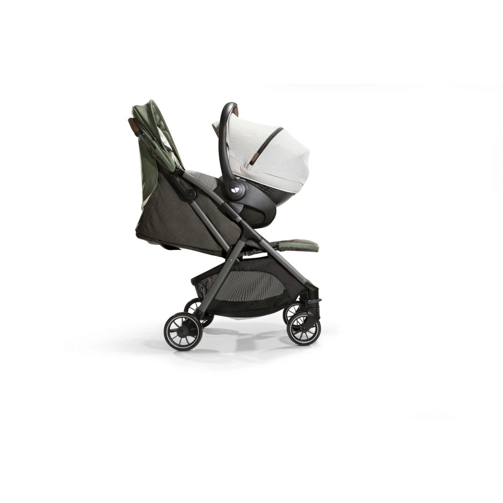 Joie Pack Trio Poussette Parcel Signature Pine + Siège Auto I-jemini Pine + Nacelle Ramble Signature Pine – Image 10