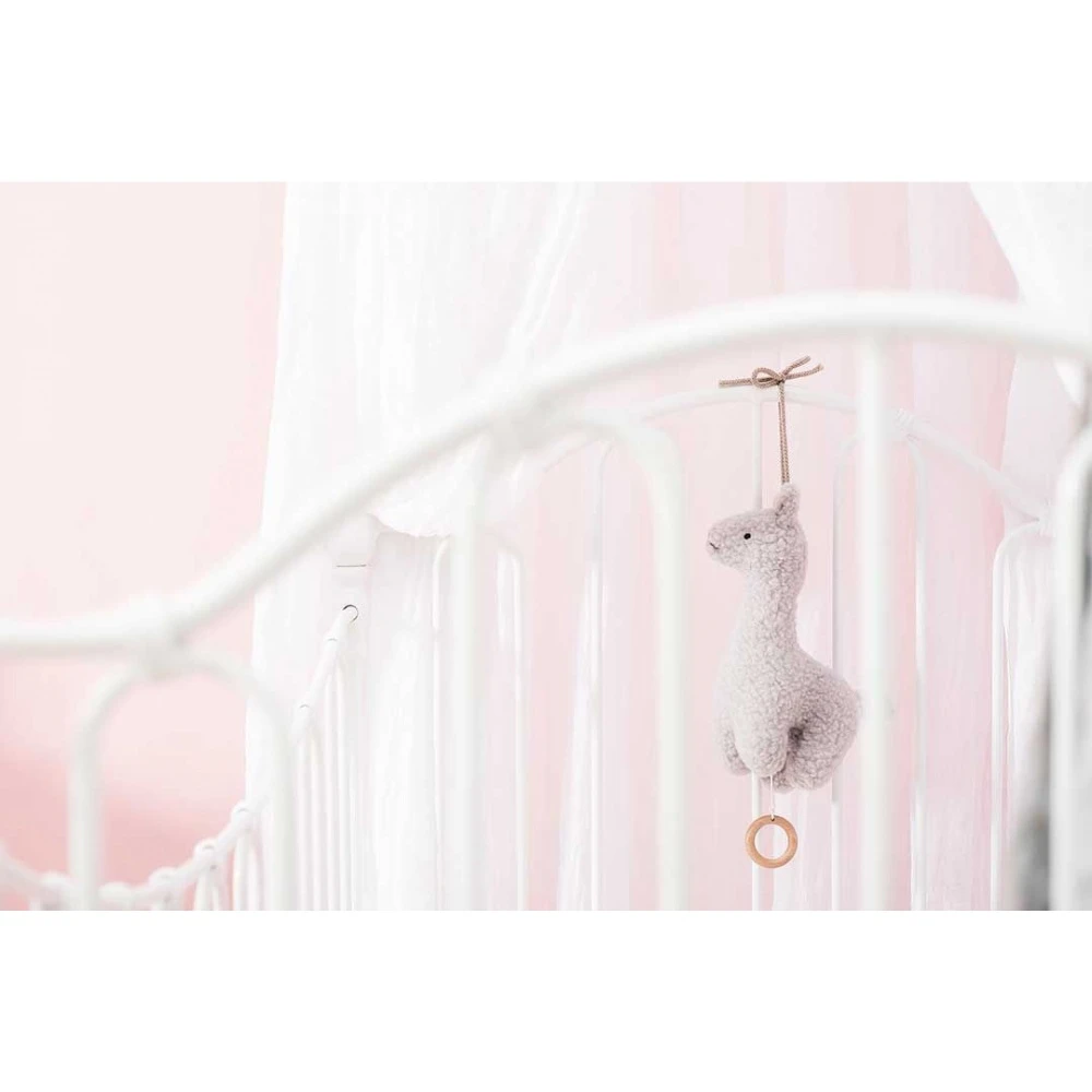 Jollein Peluche Musicale Lama Grey – Image 3