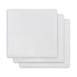 Jollein Lot De 3 Langes Coton Hydrophile 70x70 Cm White