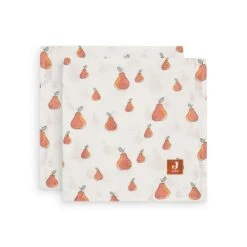 Jollein Lot De 2 Langes Coton Hydrophile 115x115 Cm Pear