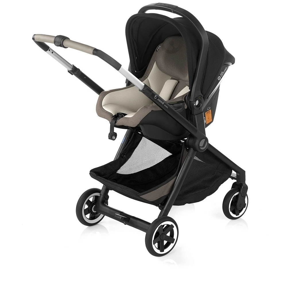 Jané Pack Trio Newel + Micro Bb + Koos Isize R1 Oak Milk – Image 3