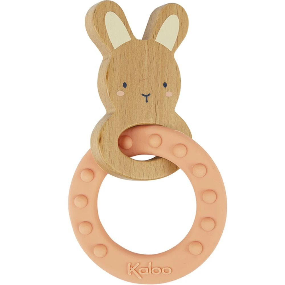 Kaloo Anneau De Dentition En Silicone Lapin Orange