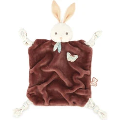 Kaloo Doudou Plat Plume Lapin Cannelle 26 Cm