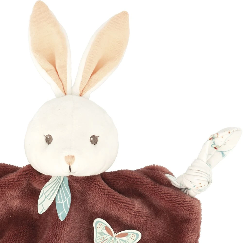 Kaloo Doudou Plat Plume Lapin Cannelle 26 Cm – Image 2