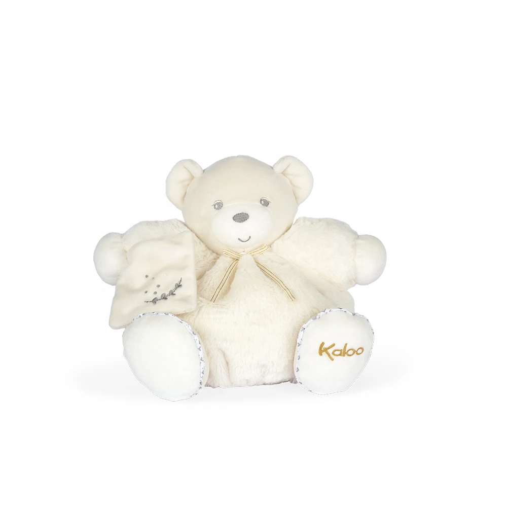 Kaloo Doudou Patapouf Perle Ourson Crème 25 Cm