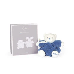 Kaloo Doudou Patapouf Ourson Bleu Océan 18 Cm
