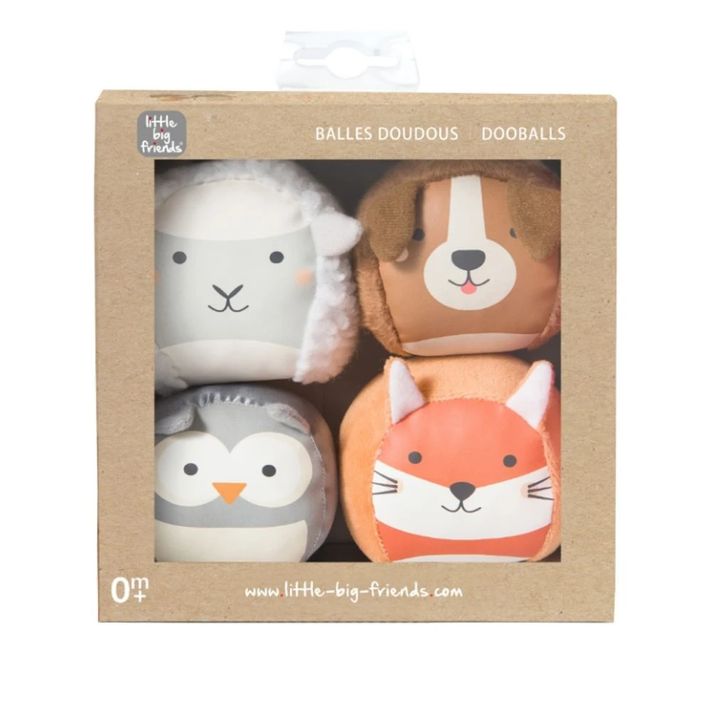 Les Dooballs - Lot De 4 Balles Doudous Ferme – Image 6