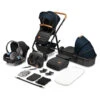 Lionelo Pack Trio Poussette Amber + Nacelle + Coque Blue Navy