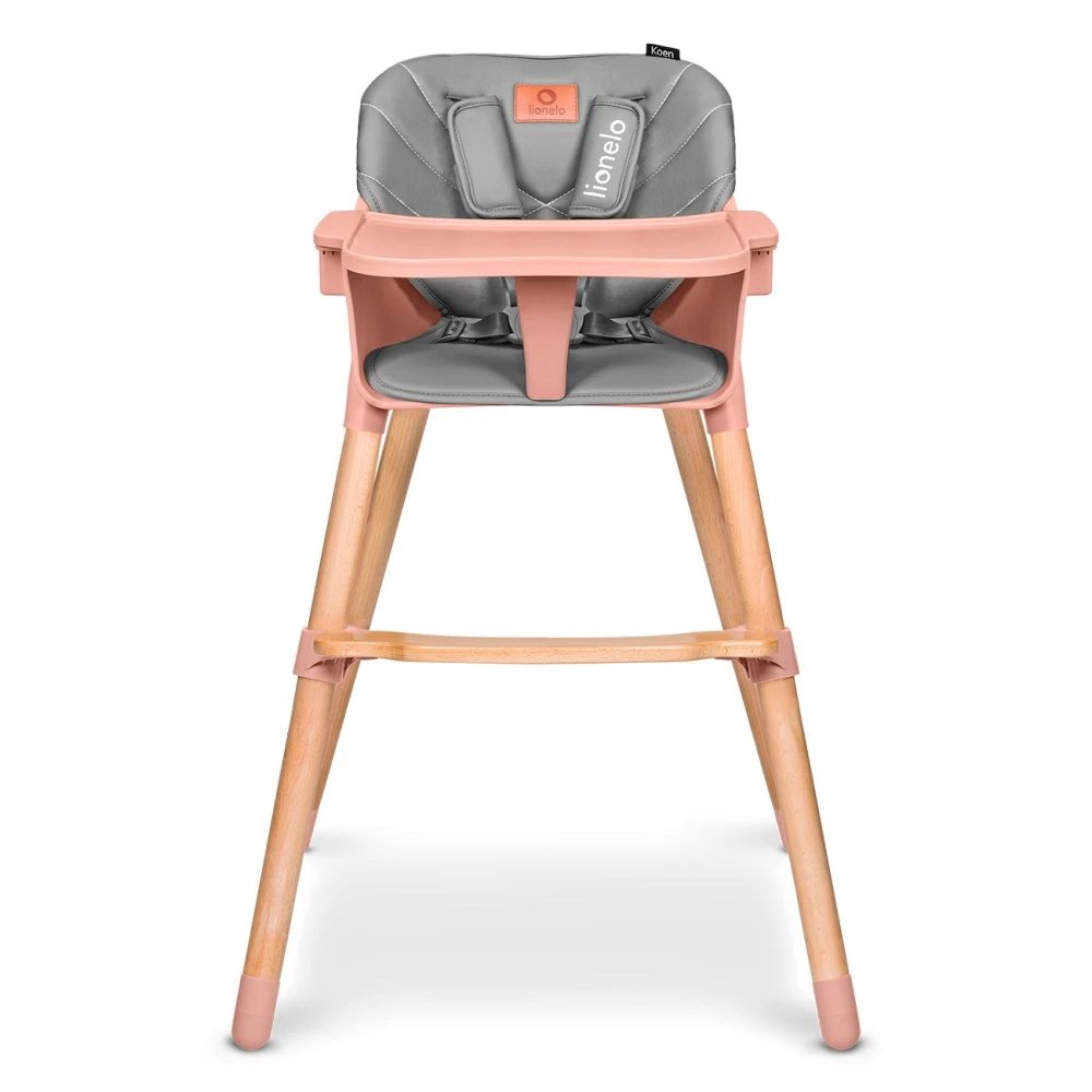 Lionelo Chaise Haute Koen Pink Rose – Image 2