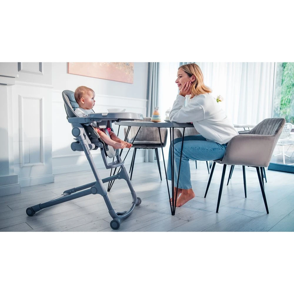 Lionelo Chaise Haute Bébé Cora Plus Green Olive – Image 7