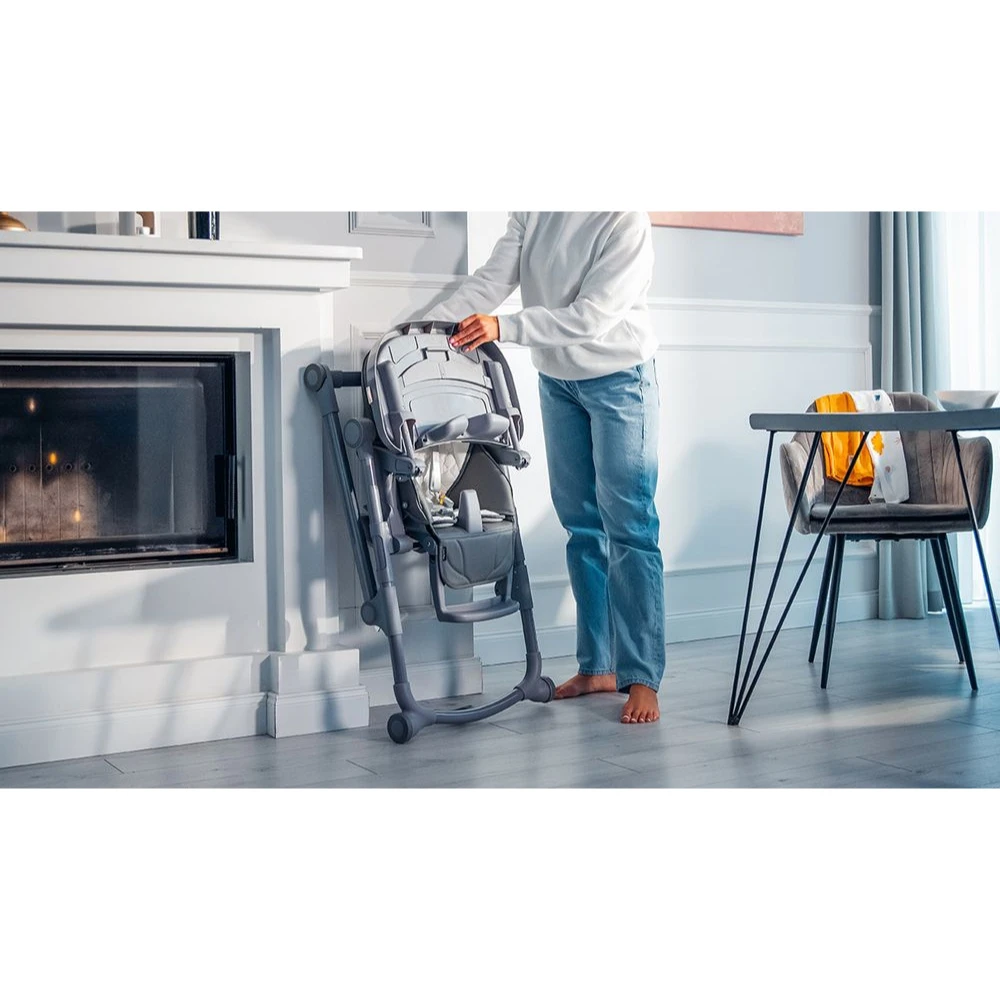 Lionelo Chaise Haute Bébé Cora Plus Green Olive – Image 10