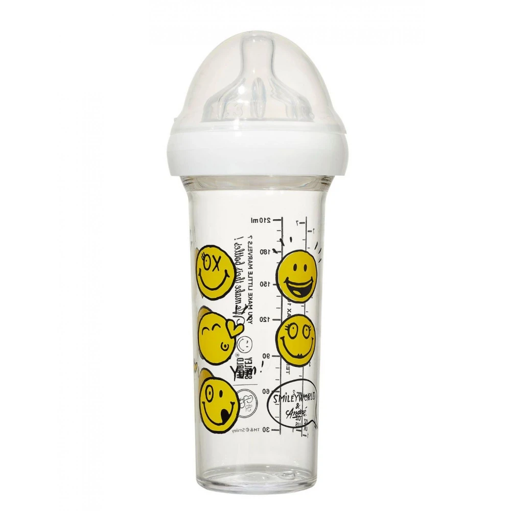 Biberon 210 Ml 0-6 Mois Smiley – Image 2