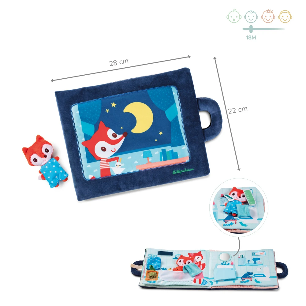 Lilliputiens Livre D'activités Bonsoir Petit Renard – Image 2