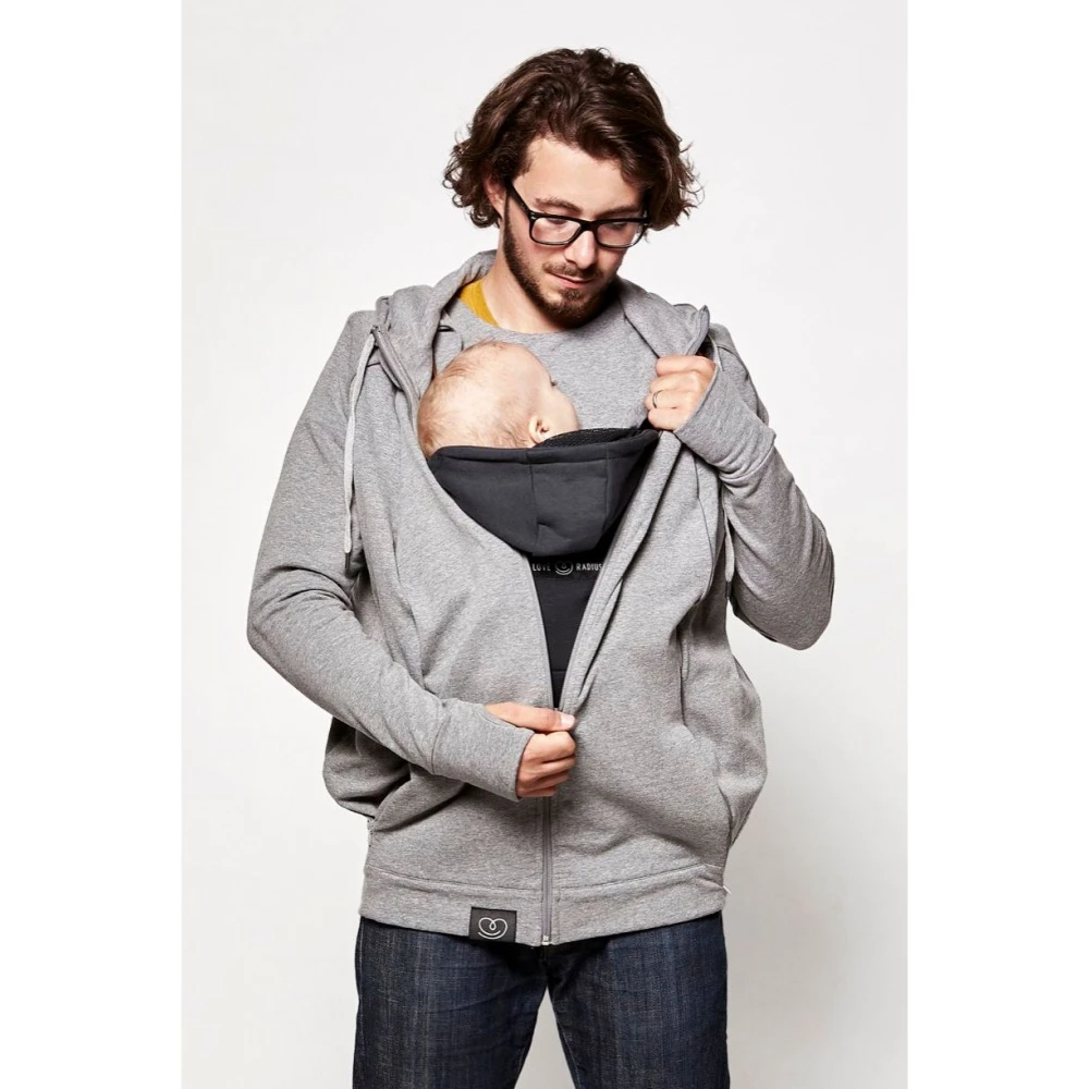 Le Sweat Du Parent Taille Xxl Gris Chiné – Image 3