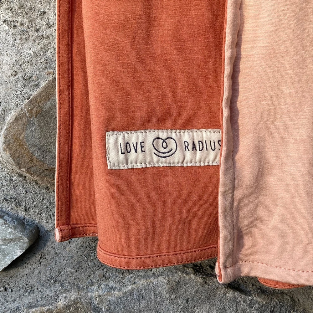 Echarpe De Portage Sans Nœud - Nude, Caramel (réversible) – Image 7