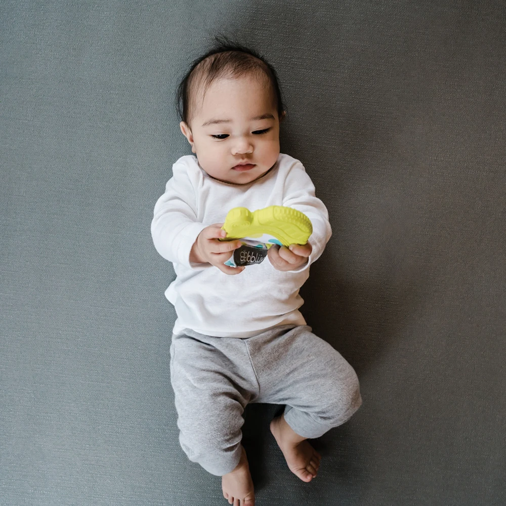 Gant De Dentition En Silicone Souple Glüv Lime – Image 2