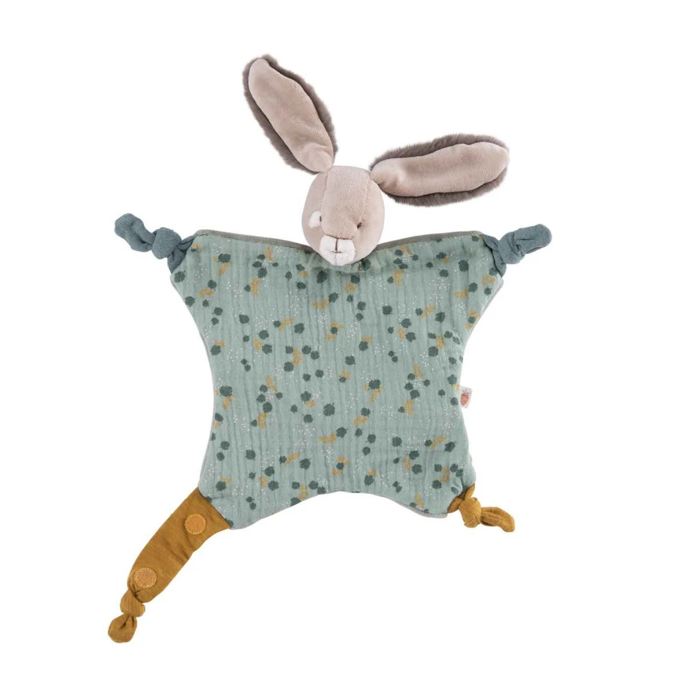 Moulin Roty Doudou Lapin Trois Petits Lapins - Sauge – Image 2