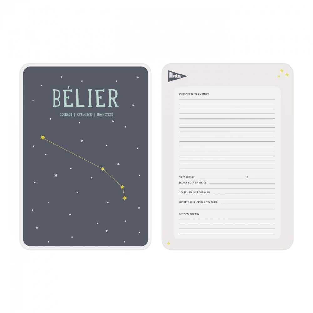 MILESTONE Affiche Poster Astrologique Bélier – Image 2
