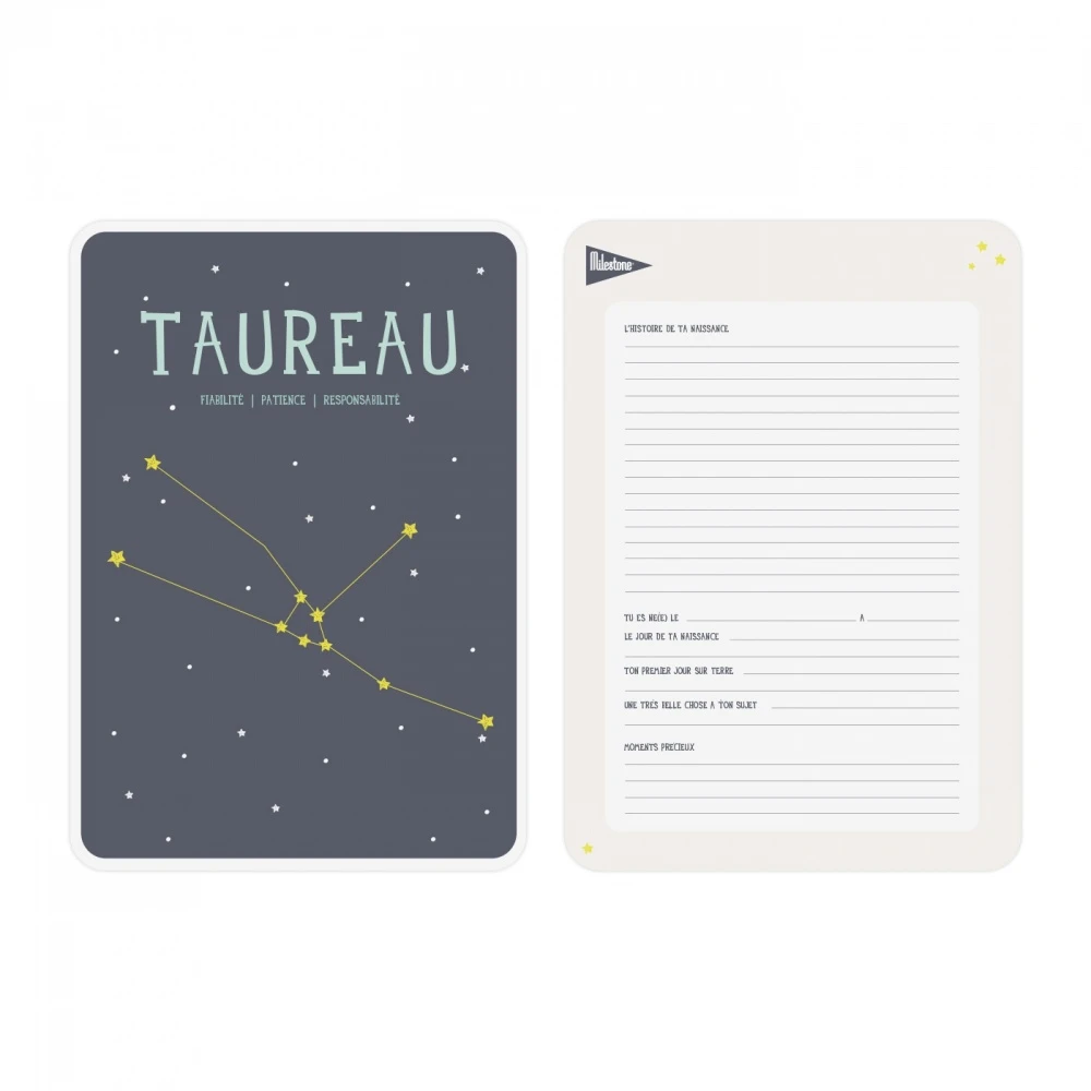 MILESTONE Affiche Poster Astrologique Taureau – Image 2