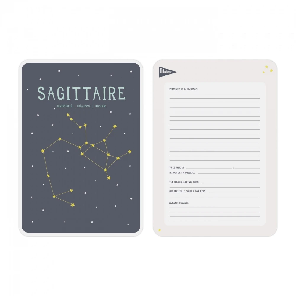 MILESTONE Affiche Poster Astrologique Sagittaire – Image 2