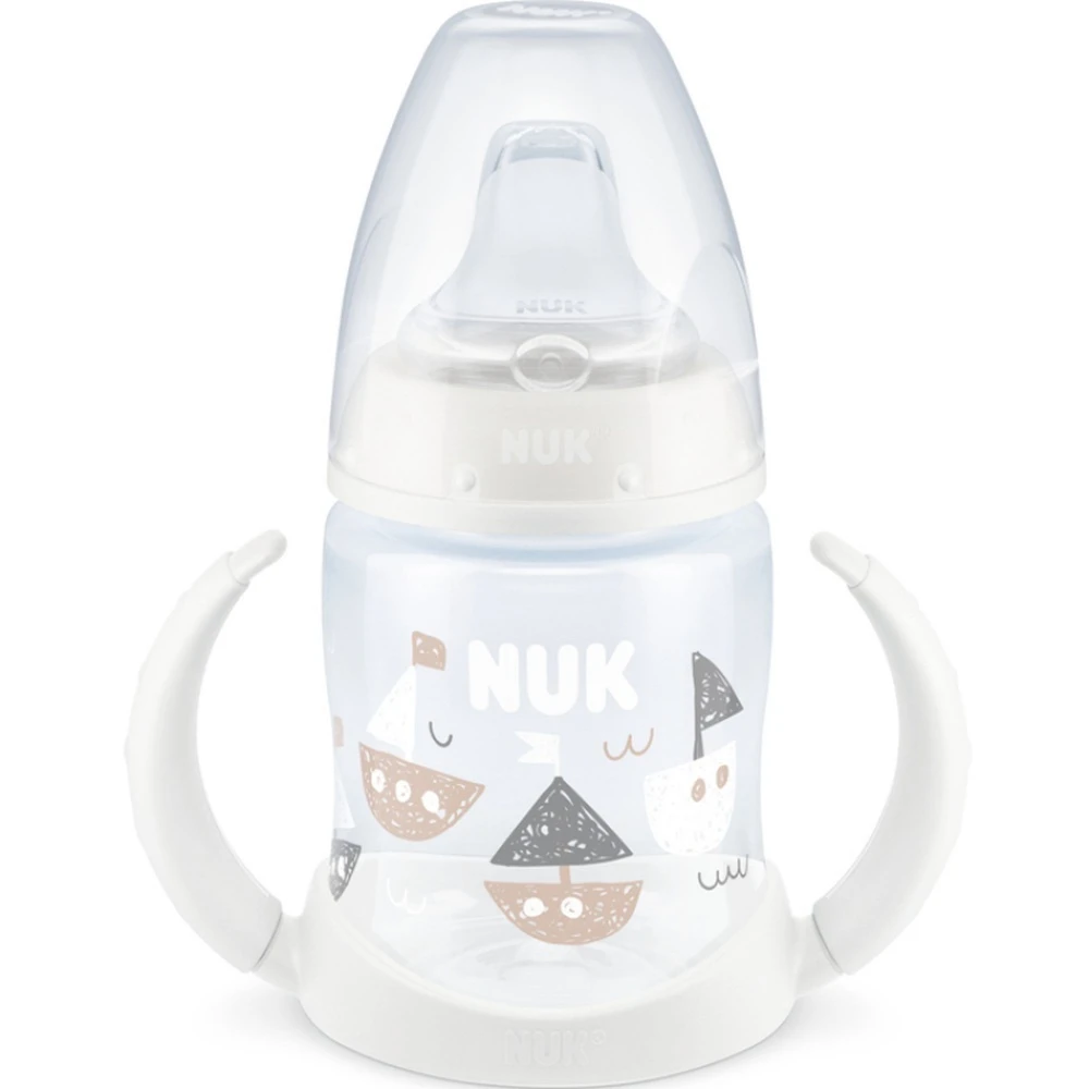NUK Tasse D'apprentissage Fc à Bec Verseur 6m+ Blanc