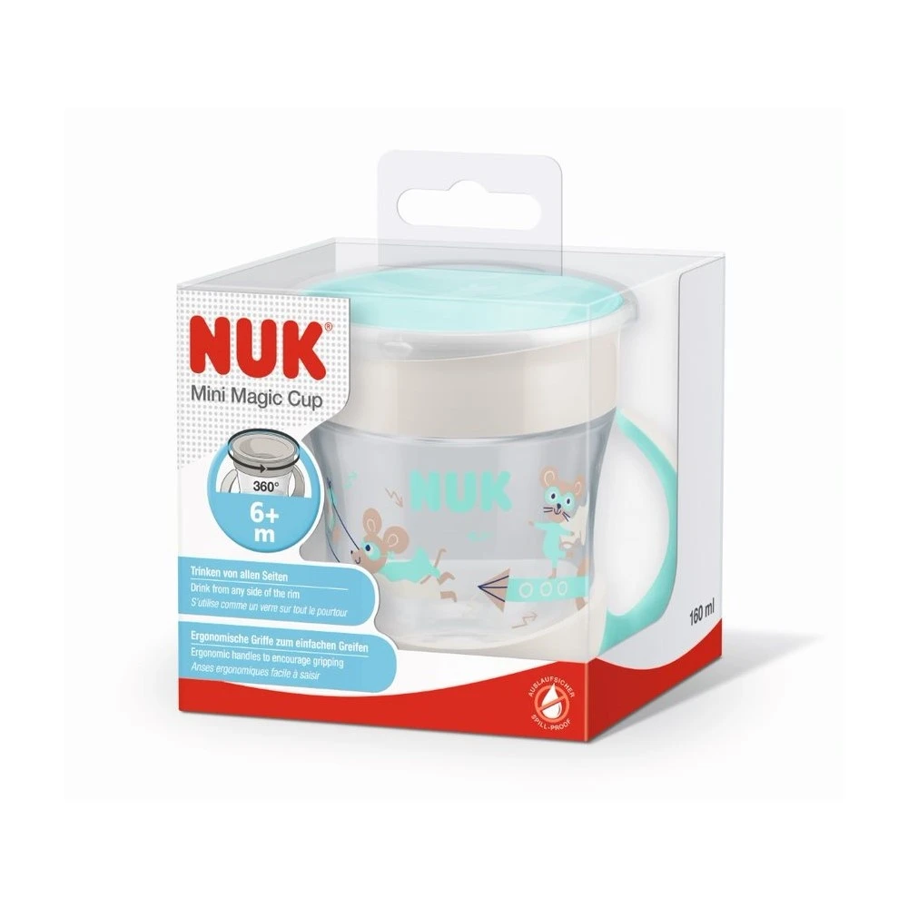 NUK Tasse Mini Magic Cup 360° 160ml 6m+ Mixte – Image 2
