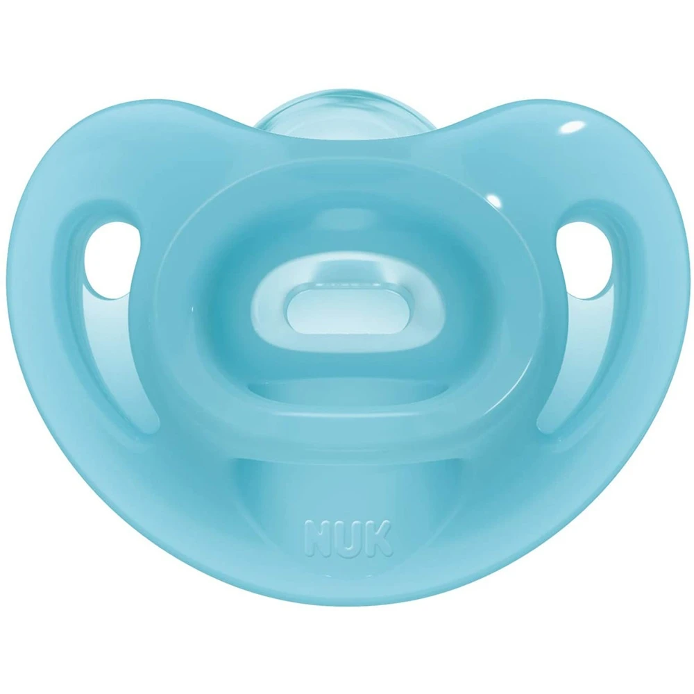 NUK Lot De 2 Sucettes Sensitive 0-6 Mois Garçon – Image 4