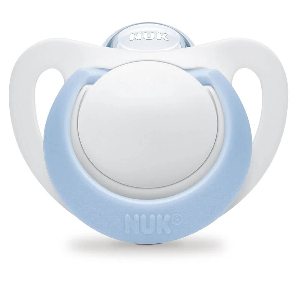 NUK Lot De 2 Sucettes Silicone Genius Taille 2 Garçon – Image 2