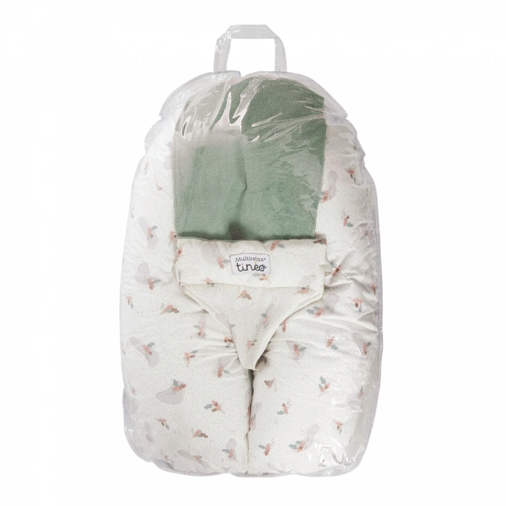 Coussin D'allaitement Multirelax Eponge - Microfibre Vert Sauge – Image 2