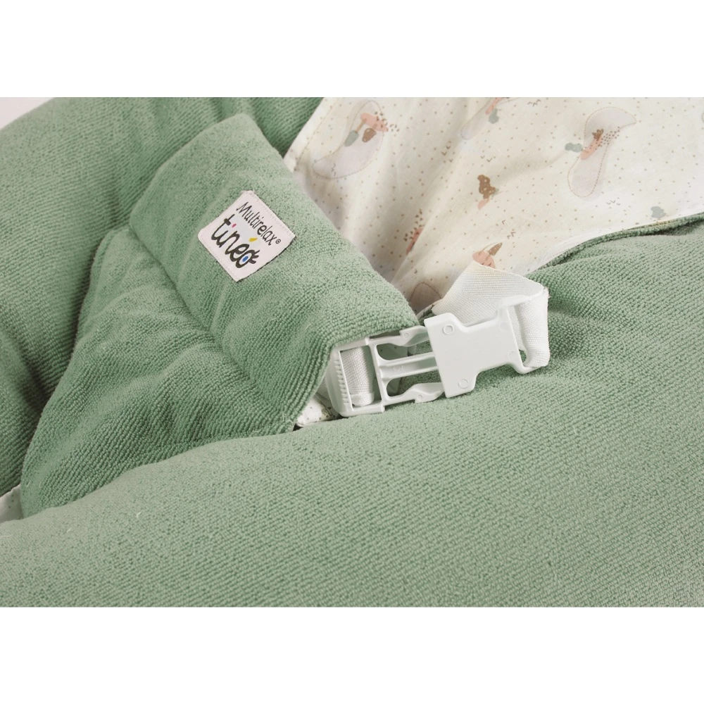 Coussin D'allaitement Multirelax Eponge - Microfibre Vert Sauge – Image 3