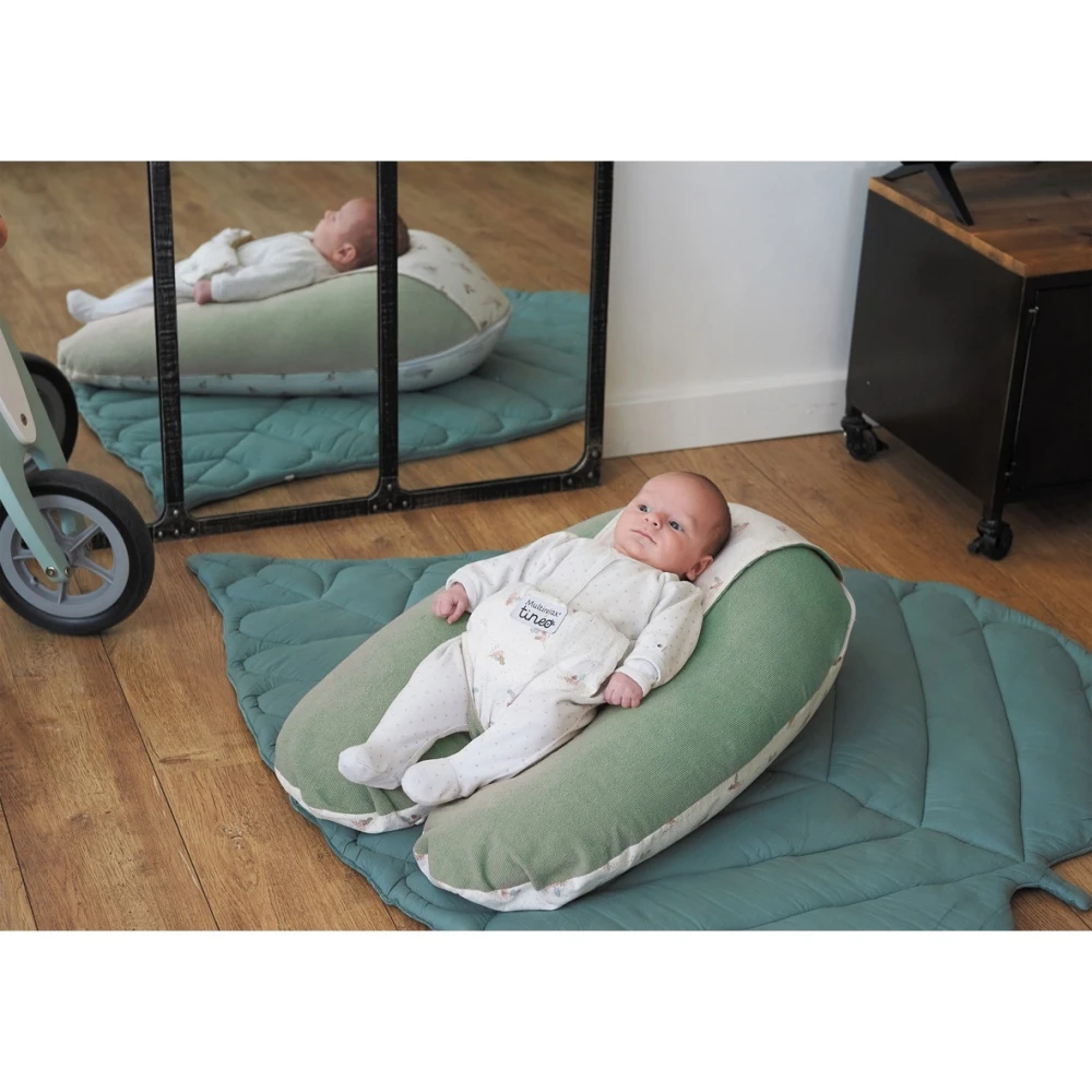 Coussin D'allaitement Multirelax Eponge - Microfibre Vert Sauge – Image 4
