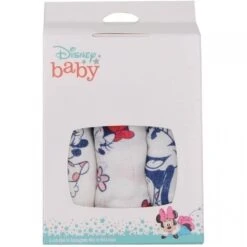 Lot De 3 Langes En Coton 60 X 60 Cm - Minnie