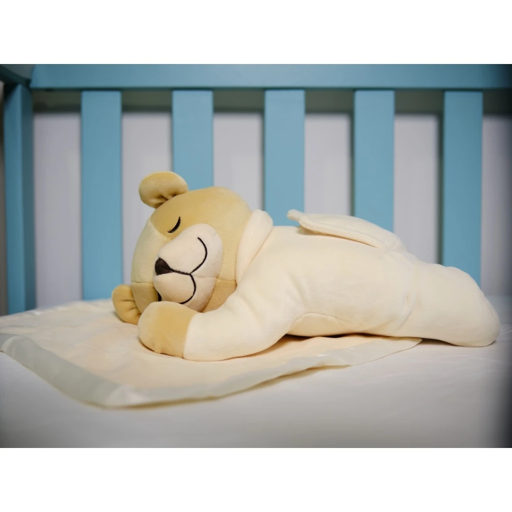 Peluche Ours écru Avec Son Intra-utérin – Image 2