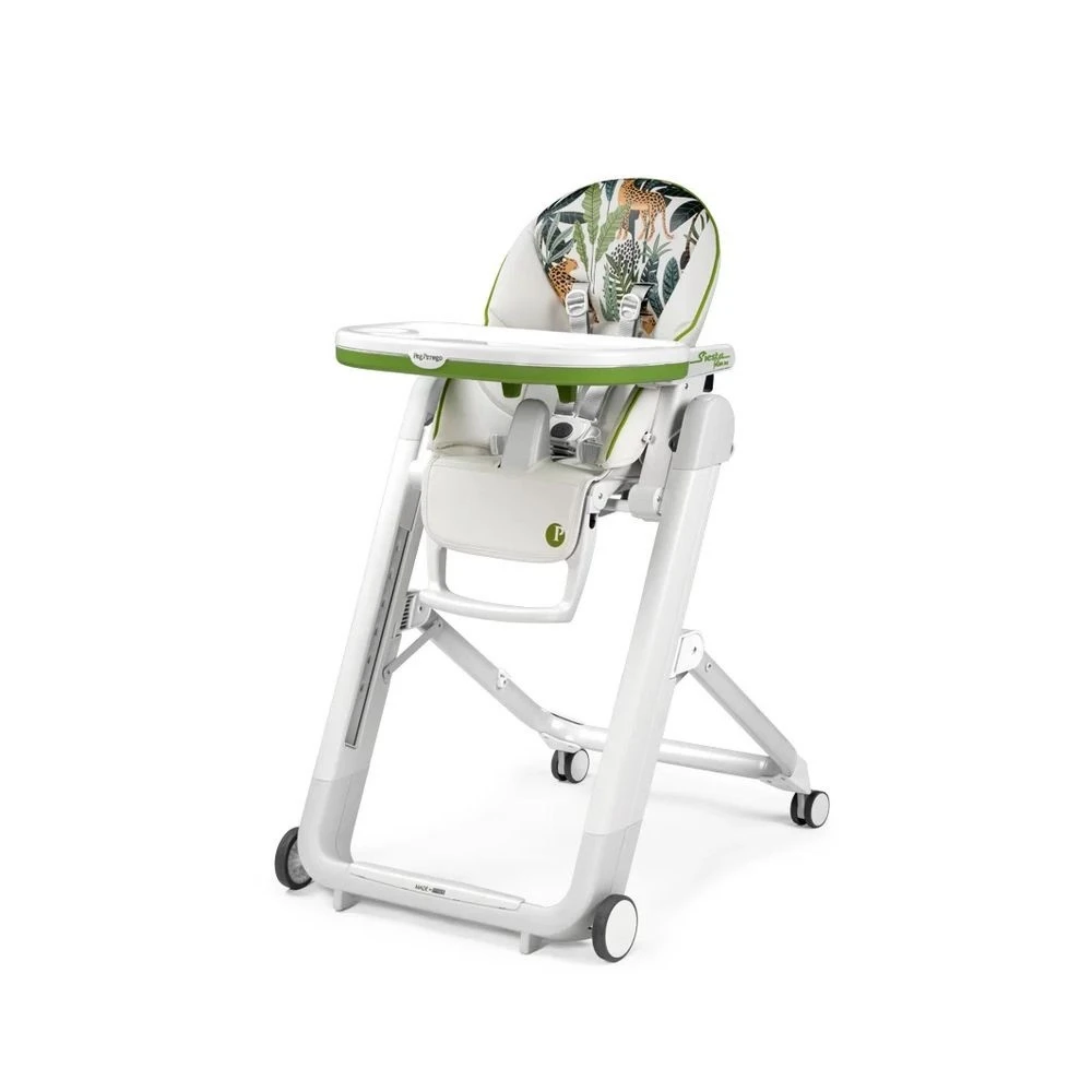 PEG PEREGO Chaise Haute Bébé Siesta Follow Me Jaguars