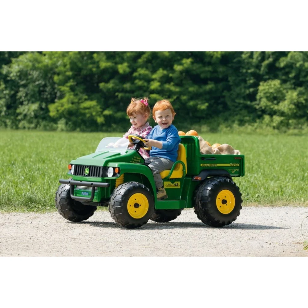 PEG PEREGO Véhicule Tracteur électrique John Deere Gator 12v – Image 3