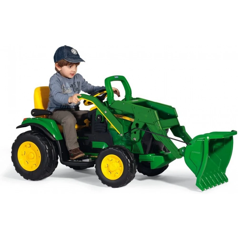 PEG PEREGO Véhicule Tracteur électrique John Deere Loader 12v – Image 7