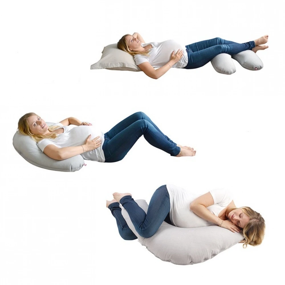 Beaba Coussin D'allaitement Big Flopsy Fleur De Coton Chalk Pink – Image 4