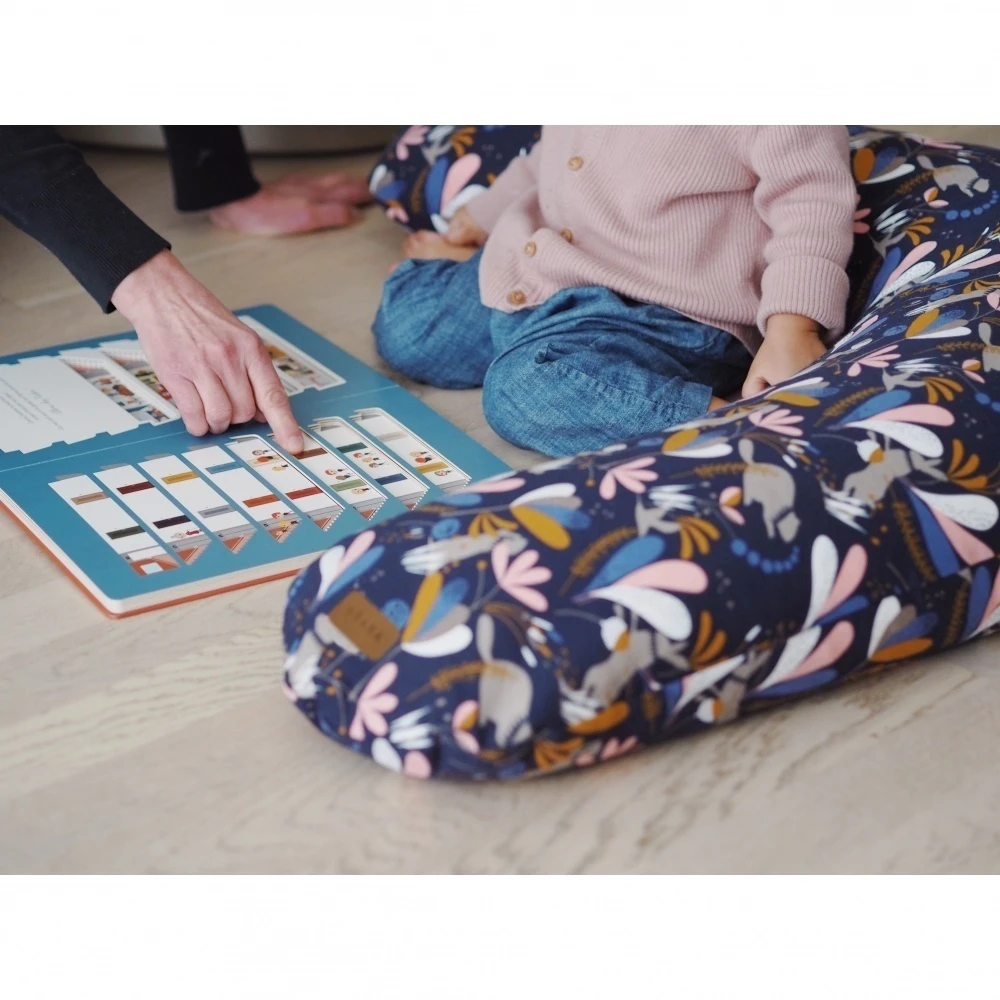 Beaba Coussin D'allaitement Big Flopsy Jersey Imprimé Lorena – Image 6