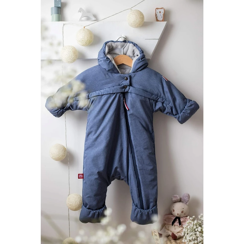 Red Castle Combinaison T-zip 6-12 Mois - Bleu Chiné – Image 3