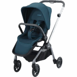 Recaro Poussette 4 Roues Sadena Aluminium Grey + Assise Select Teal Green