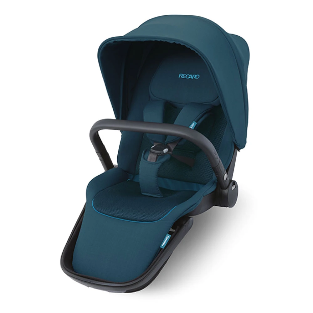Recaro Poussette 4 Roues Celona Châssis Aluminium Grey Assise Select Teal Green – Image 3
