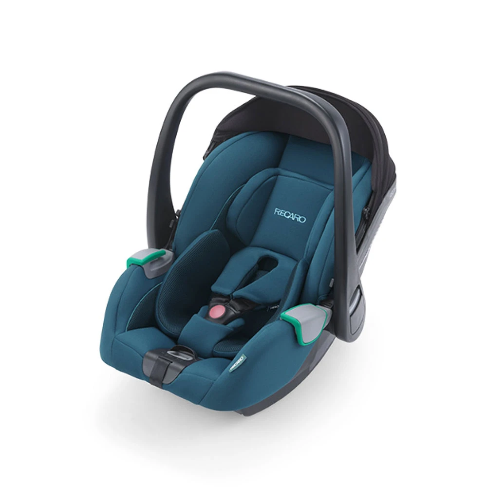 Recaro Pack Poussette Duo Celona Alu Assise Teal Green Avec Siège Auto Avan I-size Teal Green + Base I-size – Image 2