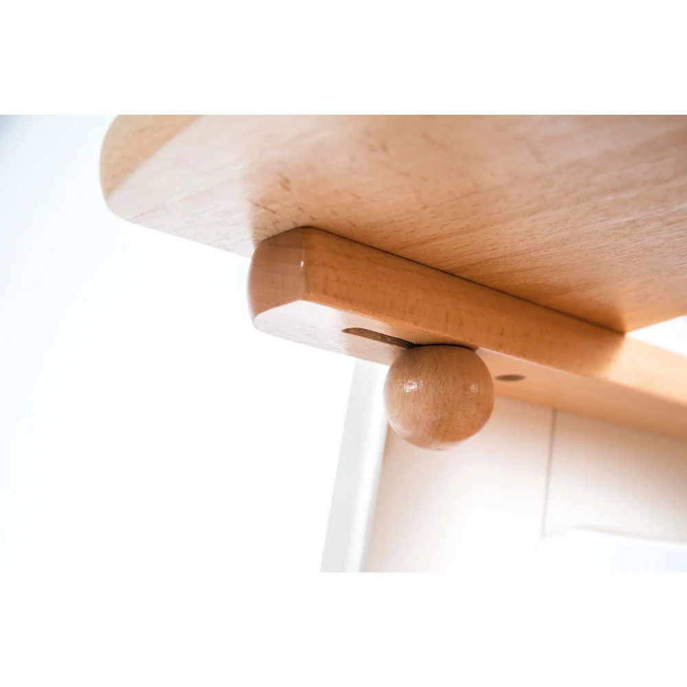 Roba Chaise Haute évolutive Chaise Haute évolutive "kid Up" Bois Massif Blanc Et Nature – Image 6